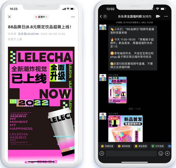 從樂樂茶88品牌日看，視頻號直播已成品牌增長破局路徑