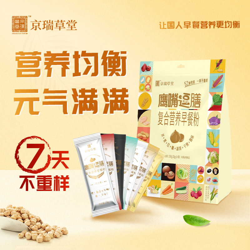 健康，從優(yōu)質(zhì)的早餐開始 ——京瑞草堂鷹嘴逗膳復(fù)合營養(yǎng)早餐粉新品上市|餐飲界