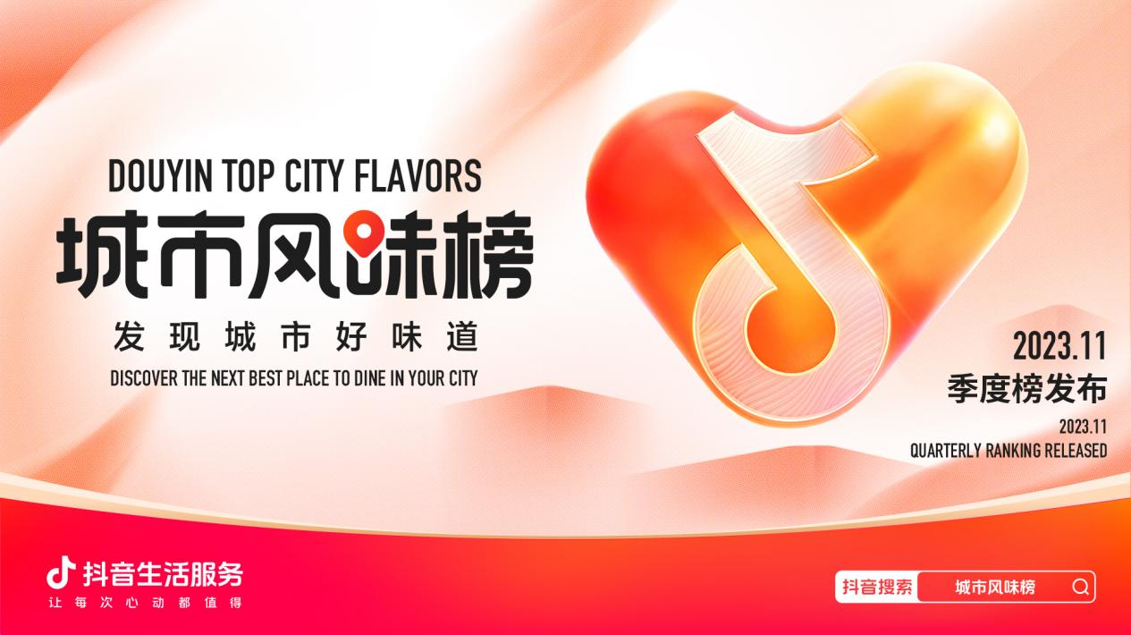 抖音城市風(fēng)味榜發(fā)布新一季度榜單，品質(zhì)連鎖和非連鎖單店各占一半
